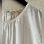 ByTiMo Tuckernuck Medium Blouson Mini Dress White Cotton Poplin Preppy Summer Photo 10