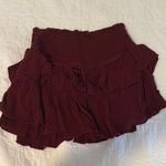 Mustard Seed  Maroon Skirt Ruffle Photo 0