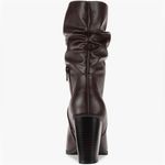 Style & Co . Dark Brown Heeled Boots Size 9.5 Photo 2