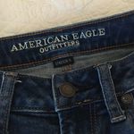 American Eagle AE Denim High Waisted Slim Jeans Destroyed Distressed 00S Photo 4