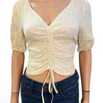 Sophie Rue 🦎Yellow Floral Crop Top Women🌵 Photo 0