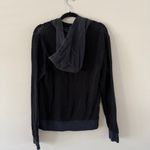 Nike  black crochet hooded sweater Photo 3