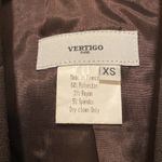 Vertigo Paris  Brown Jacket Size XS Made in France Photo 4