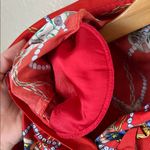 Sandro red silk cowboy boot western style long sleeve dress Size 4 Photo 11