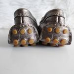 Coach  Nola Silver Calf Grain Leather Logo Slip On Driving Shoe Moccasin Loafers Photo 9