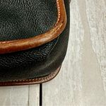 Esprit Black Brown Leather Crossbody Bag 80s Icon Preppy GenX Vintage Cool Photo 8