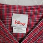 Disney Pooh V-neck Women's Plaid Night Oversized Shirt Long Sleeves Photo 3