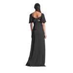 Sachin + Babi Womens Black Aurora Short Flutter Sleeve Gown Size 18W NEW Photo 3