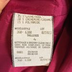 Louben Dark Fuchsia Wool and Cashmere Jacket with zipper pockets Size 4 Purple Photo 5