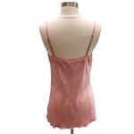 Satin Cowl Neck Spaghetti Strap Blouse With Lace Underlay Photo 8