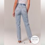 Abercrombie & Fitch The 90s Slim Straight Ultra High Rise Curve Love Size: 32/14 Photo 9
