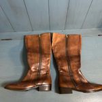 Vero Cuoio  Knee High Zipper Brown Leather Boots | Size 6.5 - Made in Italy Photo 2