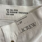 J.Crew women’s New wide leg denim trouser jean size 27 in white Photo 6