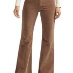 Silver Jeans Suki Military Surplus Skinny Corduroy Flare Pants Brown 26 X 34 Purple Photo 1