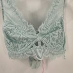 Victoria's Secret Pink Mint Crisscross Back Underwire Lace Bralette Size Small Green Photo 4