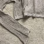 Staring At Stars Taupe Oversized Sweater Photo 3