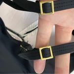 La Blanca Swimsuit One Piece Bustier Style Padded Ruching Geometric Black Red Photo 12