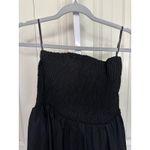 Commense Black‎ Strapless Smocked Bodice Maxi Dress Women's Size L Black Size L Photo 1