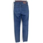 Madewell Women's Skinny Jeans Distressed High Rise Raw Hem Ankle Length Size 24 Photo 9