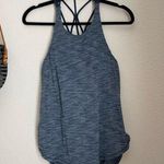 Lululemon Wild 2-in-1 Tank Top Medium Support Heathered Stripe Grey, 6 Photo 0
