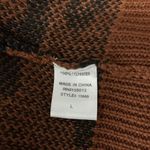 Andree by Unit  Cardigan Large Long Open Front Brown Black Knit Photo 3