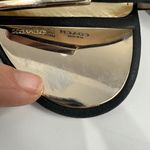 Coach Hampton Black Leather Heels Gold Buckle Detail ankle strap US Size 9.5B Photo 5