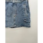 PacSun Light Blue Cargo Skate Mini Skirt Denim Womens Size 27 Photo 2