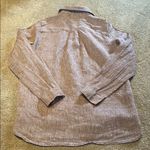 J McLaughlin Linen Button Down Shirt Cafe Latte Size XS Tan Photo 9