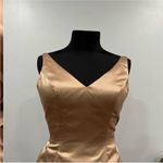 Sherri Hill  52540 Dark Nude satin mermaid gown 4 Photo 7