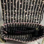 Luv Betsey by Betsey Johnson Quilted Mauve and Black Crossbody Bag Pink Photo 6