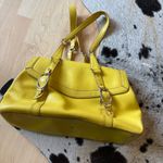 Cole Haan  Yellow Leather Shoulder Bag Purse‎ Photo 0