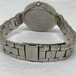 Nine West  silver tone women watch 38mm round case quartz analog crystals running Photo 4