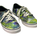 Vans  Tropical Palm Leaf Print Floral  Women’s Sneakers   Shoes‎ Size 9.5. Photo 0
