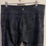 Lululemon Pace Rival High-Rise Crop 22" Camo Deep Coal Black Size 12 Photo 9