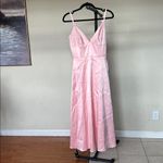 House Of CB HOUSE‎ OF CB ‘Tiffany’ Parisian Pink Satin A-Line Midi Dress NWOT M D-DD Photo 12