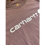 Womens XS T Shirt Purple Work Outdoor Short Sleeve Carhartt Womens Photo 1