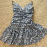 Princess Polly  Mini Dress Blue Floral Photo 0