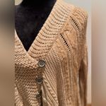 Free People  HemingWay Waterfall Drape Oversized Knit Cardigan Sweater Size Small Photo 8
