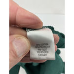 Croft & Barrow Womans Long Sleeve Pullover Christmas T Shirt 2X Greencrew Neck Photo 4