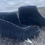 Zadig & Voltaire  Black Fringe Booties Photo 2