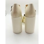 Free People Gwen Platform Mary Janes Moonlight White Chunky Heel Y2K Sz 40/9.5 Photo 4