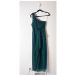 Lulus Glamorous Glitz Shiny Teal Green One Photo 3