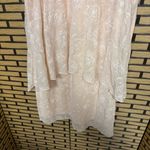 Ralph Lauren Lauren Pale Pink Lace Dress Size 16 Photo 3