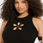 Torrid  Super Soft Rib Flower O-Ring Tank Top W1349 Plus Size 6X Photo 2
