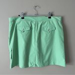IZOD  | Lime Green Cool Flex Cargo Golf Skort Sz 14 Photo 2