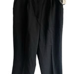 Vintage Giorgio 14 Sant'Angelo for Collectibles, Inc. Wool Gabardine Pants Black Photo 0