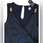 Torrid Women's 1 Black Sleeveless V Neck Gold Trim Classic Dressy Jumpsuit NWT Photo 6