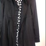 Forever 21  M Black Coat Polka Dot Lining Photo 0