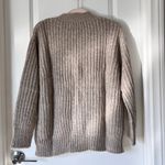 Jenni Kayne Alpaca Cocoon Cardigan Oatmeal XXS Relaxed Fit Luxury Knit NWOT Brown Photo 2