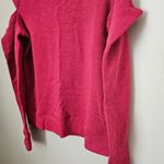 Chaser  Sweatshirt Top Cold Shoulder Crewneck Pink Long Sleeve Casual Athleisure Photo 2